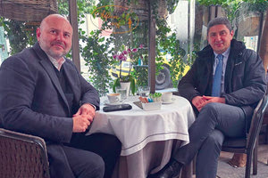 Με τον πρόεδρο του Τεχνικού Επιμελητηρίου κ. Γιώργο Στασινό συναντήθηκε ο Υπουργός Αγροτικής Ανάπτυξης και Τροφίμων κ. Λευτέρης Αυγενάκης.