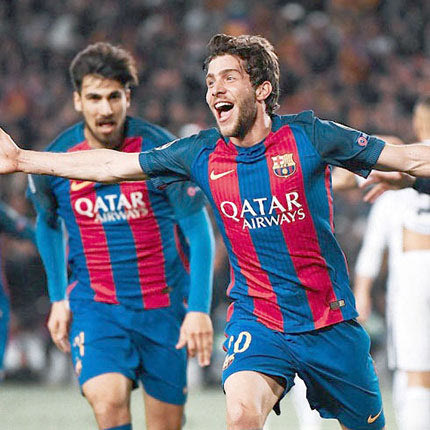 Μπαρτσελόνα και στο δικό της 6-1 κόντρα στην Παρί πριν από επτά χρόνια στην Βαρκελώνη.