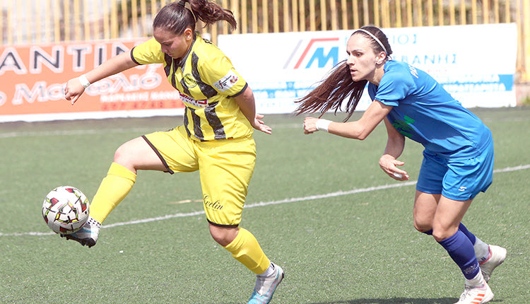 Στιγμιότυπο από το παιχνίδι Ν. Εργοτέλη - ΠΑΣ Αθηνών