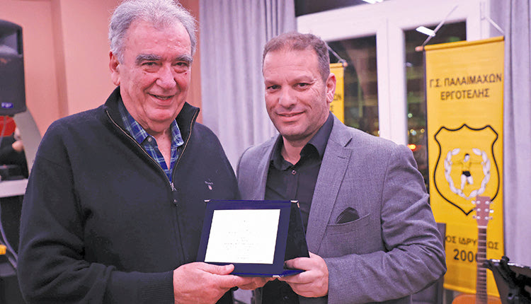 Ο κ. Τσαπάκης με τον κ. Καλέμπουμπα