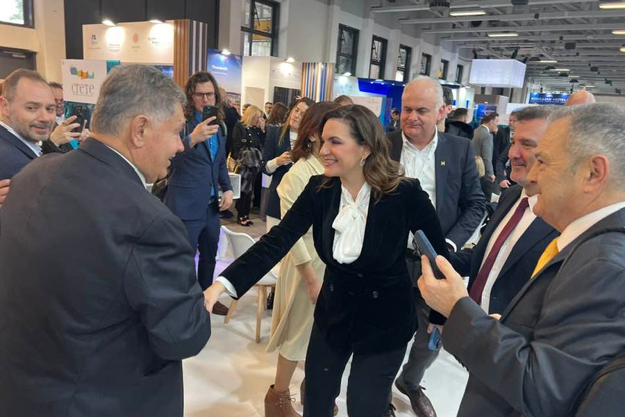 Βερολίνο: Με τουριστικούς επιχειρηματίες της Κρήτης η Όλγα Κεφαλογιάννη