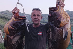 Έβγαλε δύο ροφούς πάνω από 20 κιλά!