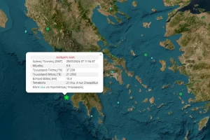 Δύο σεισμοί ανοιχτά της Ηλείας – αισθητοί και στην Κρήτη!