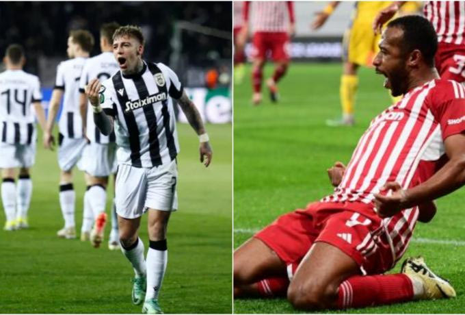 Conference League: Με Κλαμπ Μπριζ ο ΠΑΟΚ και με Φενέρμπαχτσε ο Ολυμπιακός στους “8”