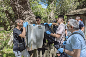 Οι μαθητές από το Γαλάτσι καθάρισαν το φαράγγι των Μύλων στο Ρέθυμνο!