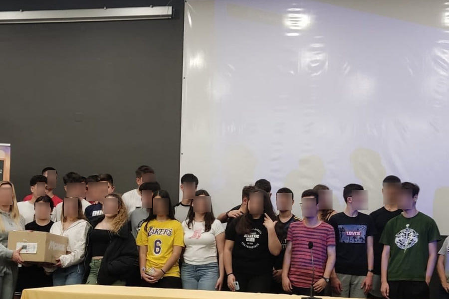 Μαθητές και καθηγητές του 3ου Γενικού Λυκείου συγκέντρωσαν χρήματα για την ενίσχυση του Κυνοκομείο