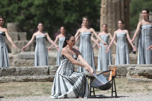 Πραγματοποιήθηκε η Επίσημη Πρόβα της Τελετής Αφής της Ολυμπιακής Φλόγας