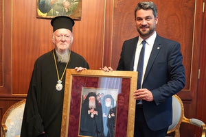 Στον Οικουμενικό Πατριάρχη, κ.κ. Βαρθολομαίο στην Κωνσταντινούπολη ο Δήμαρχος Χανίων, Παναγιώτης Σημανδηράκης