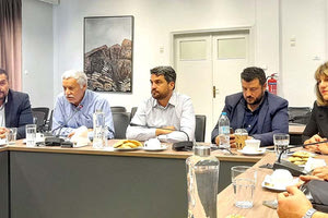 Συνάντηση Ξυλούρη – Σημανδηράκη για την ηλεκτρική διασύνδεση Χανιά-Δαμάστα