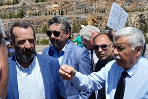 Η αυτοψία της Περιφέρειας στο Λατομείο Γουρνών