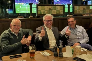 Είδαν παρέα τον αγώνα!