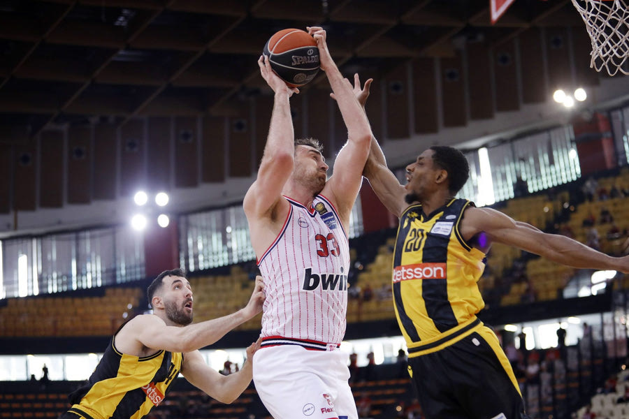 Νικηφόρα πρεμιέρα του Ολυμπιακού στα πλέι οφ της Basket League