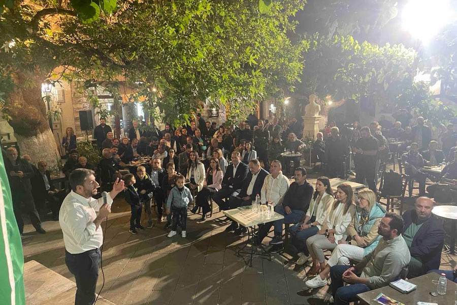 Ανδρουλάκης από Ανώγεια: «Μαζί θα αναγεννήσουμε το ΠΑΣΟΚ»