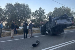 Hράκλειο: Καραμπόλα τριών αυτοκινήτων στο Παλαιόκαστρο