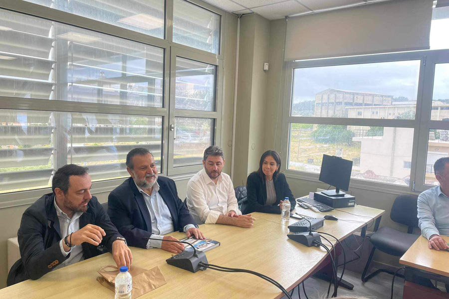 Στο Αρκαλοχώρι ο Νίκος Ανδρουλάκης