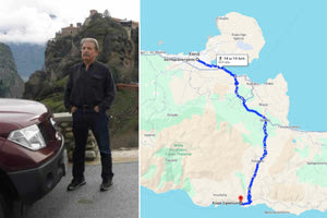 Διέσχισε κάθετα την Κρήτη με τα πόδια: Έπειτα από 19 ώρες έφτασε στα Σφακιά!