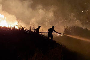 Δέκα στρέμματα δασικής έκτασης κάηκαν από την πυρκαγιά στις Γωνιές Ηρακλείου
