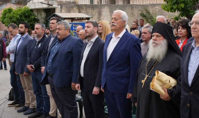 Ανδρουλάκης από Ραμνή Αποκορώνου: Καμία συνεργασία με την Ακροδεξιά μετά την 9η Ιουνίου