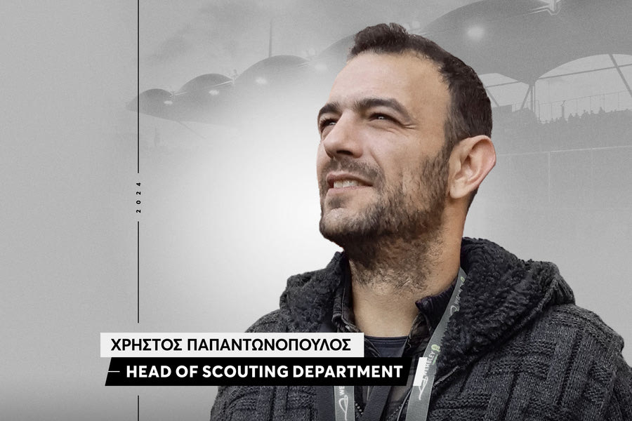 Επικεφαλής του τμήματος scouting της ΠΑΕ ΟΦΗ ο Χρήστος Παπαντωνόπουλος
