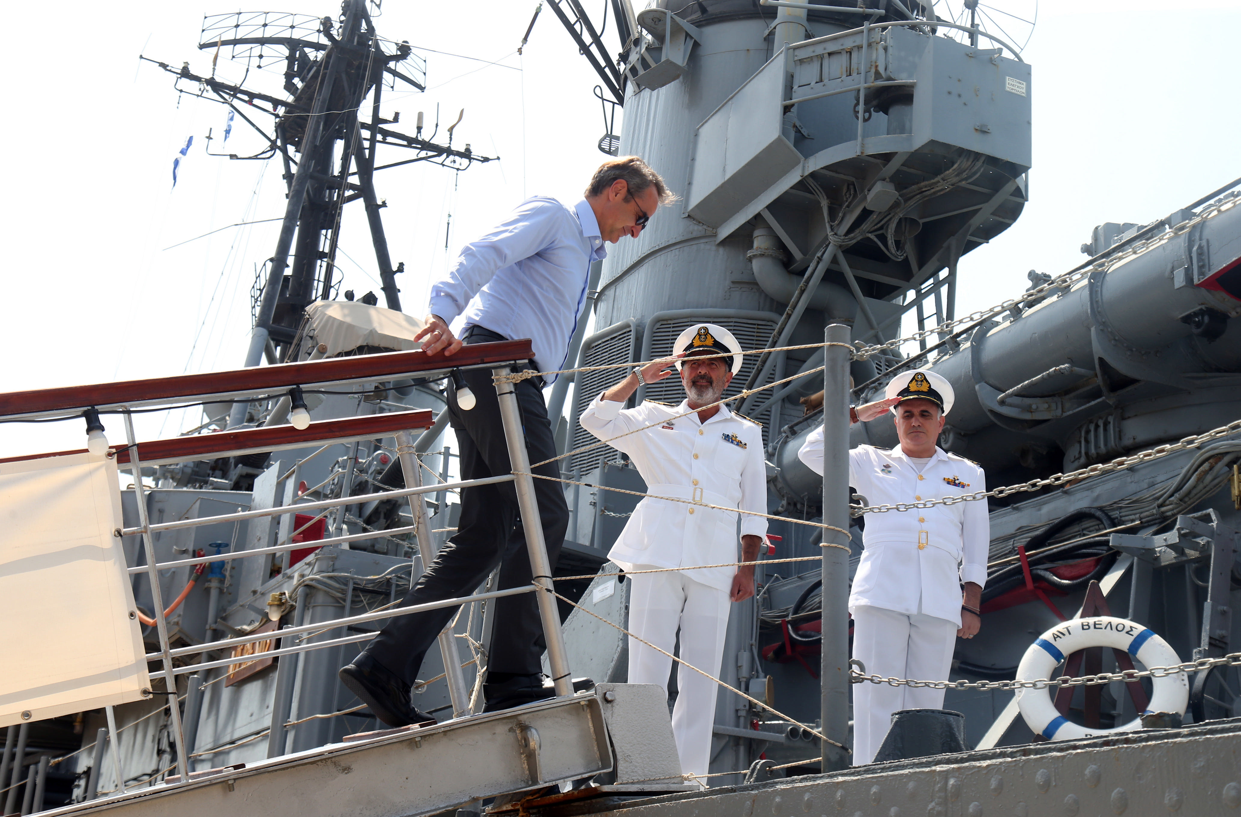 Μητσοτάκης Πλωτό Πολεμικό Μουσείο Θεσσαλονίκη