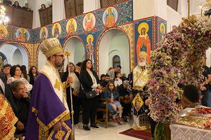 Παιδικές φωνές καθοδηγούσαν τα εγκώμια στην Ιερά Μητρόπολη Αρκαλοχωρίου