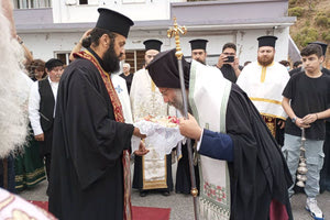 Μητρόπολη Ρεθύμνης: Υποδέχθηκε το Λειψάνο και την Ιερά Εικόνα του Αγίου Επιφανίου