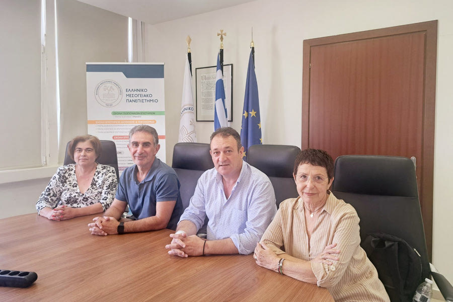 Συνάντηση του Αντιπεριφερειάρχη Κοινωνικής Πολιτικής και Αλληλεγγύης με τον Πρύτανη του ΕΛΜΕΠΑ