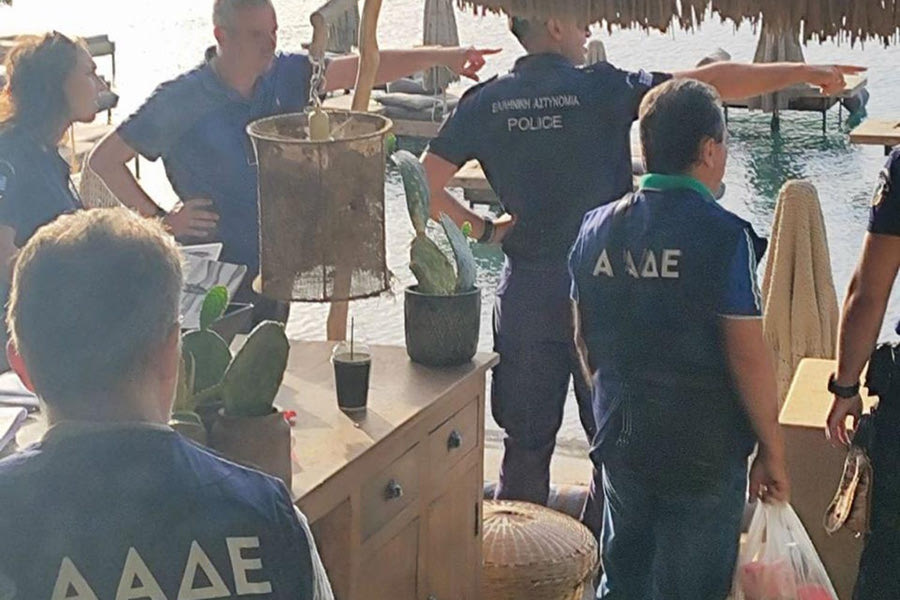 Ρόδος: Οριστική σφράγιση του beach bar μετά το πάρτι στο εσωτερικό του