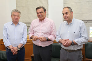 Συνάντηση Αρναουτάκη με Σχοινά και Πλακιωτάκη