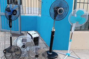 Καύσωνας, εξετάσεις και… ανεμιστήρες στην τάξη σε σχολείο του Ηρακλείου