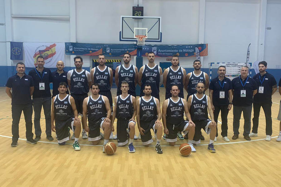 “Χάλκινη” η Εθνική μπάσκετ Κωφών στο Ευρωπαϊκό με τον Κρητικό Ερηνάκη στη σύνθεσή της