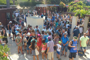 Λιποθυμίες τουριστών, καθημερινά στην Κνωσό,  λόγω ζέστης