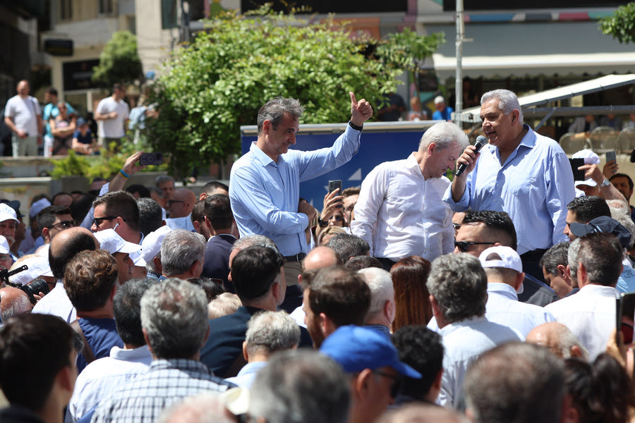 Μητσοτάκης από Ηράκλειο: «Να γίνει ξανά γαλάζια η Κρήτη – Να ξορκίσουμε την αποχή»
