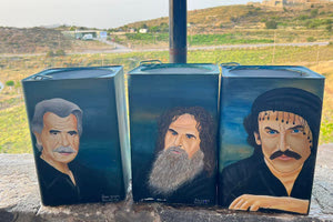 Οι προσωπογραφίες των Ξυλούρη, Σκουλά, Ψαραντώνη, Μαρτσάκη και η «Κυκλική Οικονομία» στα Ανώγεια