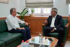 Αεροδρόμιο «Νίκος Καζαντζάκης» : Διαδοχικές συναντήσεις Χ.Μαμουλάκη με Δήμαρχο και Περιφερειάρχη