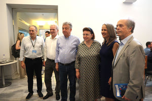 Ο Αλέξης Καλοκαιρινός στην έναρξη του σεμιναρίου για την κλιματική αλλαγή και τις επιπτώσεις της στην πολιτιστική κληρονομιά