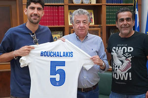 Με τον Ανδρέα Μπουχαλάκη συναντήθηκε ο Περιφερειάρχης Κρήτης Σταύρος Αρναουτάκης