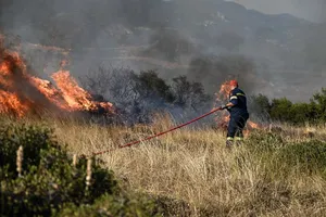 Φωτιά στη Μεσαρά κινητοποίησε την Πυροσβεστική