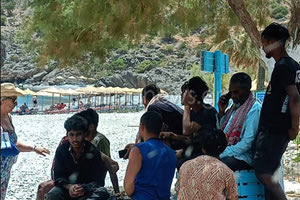 Νέα ”καραβιά” μεταναστών εντοπίστηκε  στην Παλαιόχωρα Χανίων