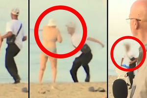 Άρπαξε την αλυσίδα από το λαιμό λουόμενης σε ζωντανή σύνδεση του ΣΚΑΪ