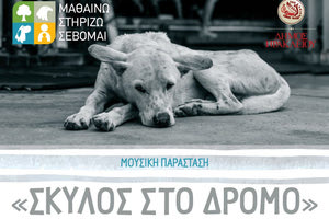 Μουσική παράσταση «Σκύλος στο Δρόμο»  στο κηποθέατρο “Μάνος Χατζιδάκις”