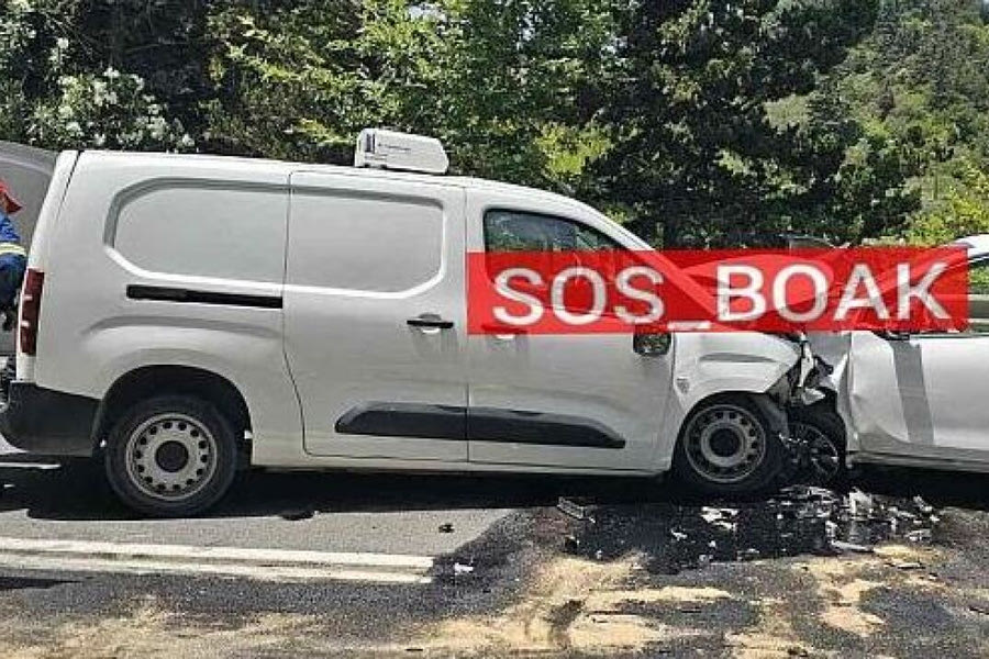Νεκρός 52χρονος Γάλλος στον ΒΟΑΚ έπειτα από πλαγιομετωπική σύγκρουση δύο ΙΧ