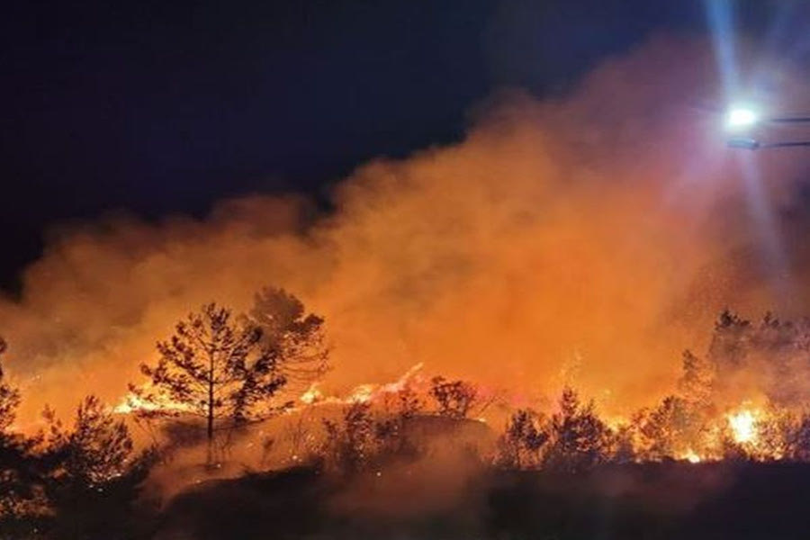 Συνελήφθη 63χρονος για την πυρκαγιά στη Χίο