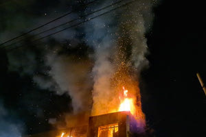 Άμεση κινητοποίηση για φωτιά σε αποθήκες εστιατορίου στο Κουτσουνάρι Ιεράπετρας