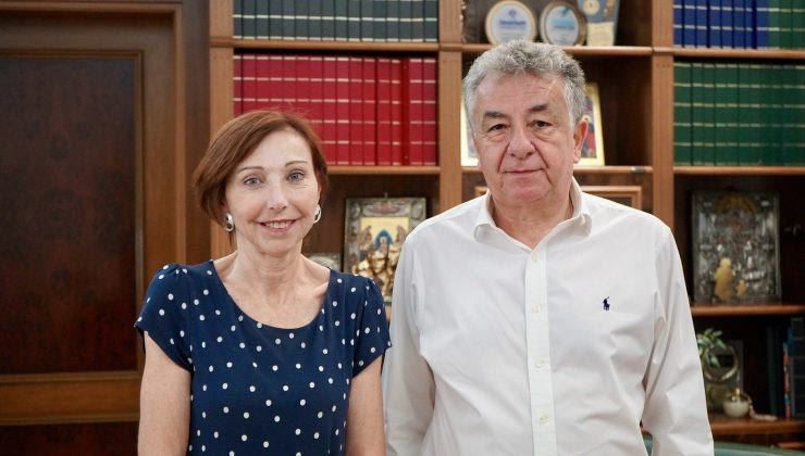 Συνάντηση Περιφερειάρχη Κρήτης με την Επικεφαλής της Ύπατης Αρμοστείας για τους πρόσφυγες στην Ελλάδα