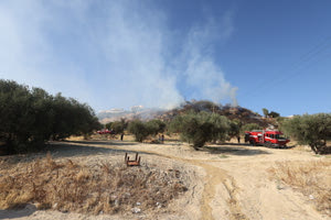 Κίνδυνος πυρκαγιάς: Παραμένει στο “κόκκινο” η Ανατολική Κρήτη