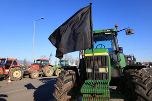 Ηράκλειο: Οι αγροτοκτηνοτρόφοι κόβουν την πίτα τους στα μπλόκα