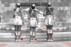 Αλλαγή φρουράς σε… «φλεγόμενο» έδαφος λόγω καύσωνα – Τους 70 βαθμούς Κελσίου άγγιξαν τα τσαρούχια των Ευζώνων