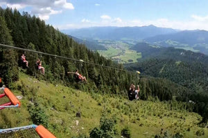 Πετάξτε πάνω από τις Άλπεις με την μακρύτερη εναέρια τροχαλία της Ευρώπης