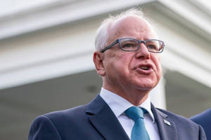 H Καμάλα Χάρις επέλεξε τον Τιμ Γουόλς για υποψήφιο αντιπρόεδρο